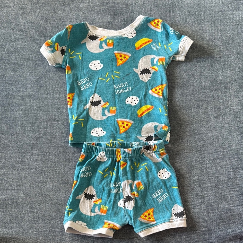 Blue Kids Pajamas with Fun Print